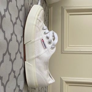 White Superga canvas sneakers 37